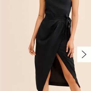 Anthropologie Linen Black Summer Wrap Size 4 NWT $180